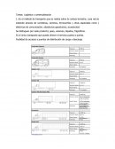 Tareas Logística y comercialización