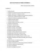 GUÍA DE ESTUDIO DE TEORÍA ECONÓMICA