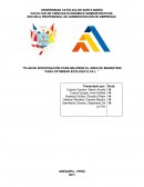 ENSAYO SOBRE “PLAN DE INVESTIGACIÓN PARA MEJORAR EL AREA DE MARKETING PARA OPTIMIZAR ECOLOGIC E.I.R.L. ”