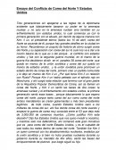 Ensayo del Conflicto de Corea del Norte Y Estados Unidos