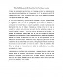 Taller De Elaboración De Encurtidos Con Hortalizas Locales