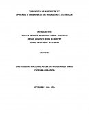 Proyecto de aprendizaje. Aprendo a aprender en la modalidad a distancia