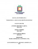 ESCUELA DE INFORMATICA TRABAJO DE LA ASIGNATURA DISEÑO DE SISTEMAS