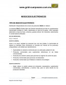 NEGOCIOS ELECTRONICOS TIPO DE NEGOCIO ELECTRONICO