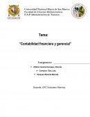 Contabilidad financiera y gerencial