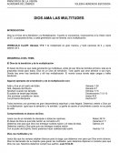 DIOS AMA LAS MULTITUDES