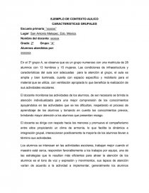 EJEMPLO DE CARACTERISTICAS GRUPALES. Página 1