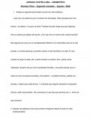 LENGUA CASTELLANA – GRAMÁTICA