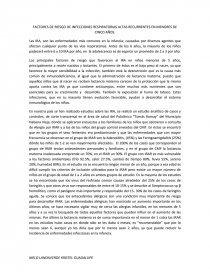 FACTORES DE RIESGO DE INFECCIONES RESPIRATORIAS ALTAS RECURRENTES EN MENORES DE CINCO AÑOS.. Página 1