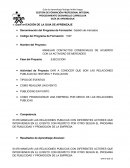 TRABAJO DE RELACIONES PUBLICOS