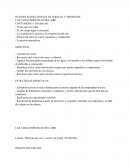 PLANIFICACIÓN CIENCIAS NATURALES 1º TRIMESTRE