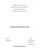 Principios fundacionales la salle