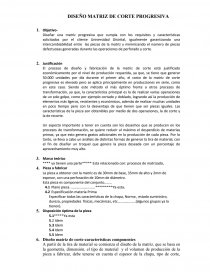 DISEÑO MATRIZ DE CORTE PROGRESIVA. Página 1