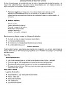 Causas primarias del desarrollo turístico