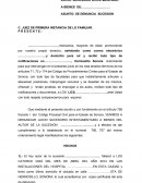 JUICIO: SUCESORIO INTESTMENTARIO