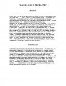 COMER: ¿ES UN PROBLEMA?