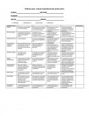 RUBRICA PARA EVALUAR PRESENTACIONES EN POWER POINT
