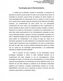 Tecnologías para la Biorremedación.