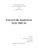 Ensayo de maquinas electricas