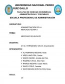 Administración de la mercadotecnia II Mercado relevante