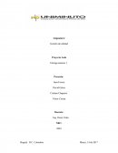 Gestión de calidad Proyecto Aula Entrega numero 1