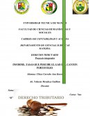 INFORME: TASAS QUE PERCIBE EL GAD DEL CANTON PORTOVIEJO