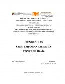 TENDENCIAS CONTEMPORANEAS DE LA CONTABILIDAD