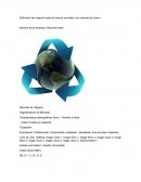 Definición del negocio botes de basura reciclado con cartones de huevo