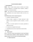 PLAN DE RECURSOS HUMANOS