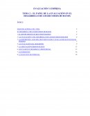 EL PAPEL DE LA EVALUACIÓN EN EL DESARROLLO DE LOS RECURSOS HUMANOS