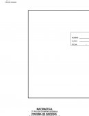 Prueba de Matematicas tercero basico