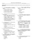 Examen teórico. Olimpiada biología 2015 sin resolver