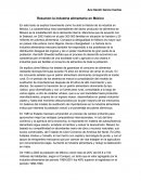 Como se da la industria alimentaria en Mexico