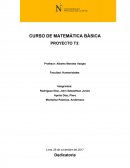 CURSO DE MATEMÁTICA BÁSICA PROYECTO T3