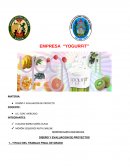 EMPRESA “YOGURFIT”