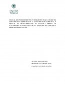 MANUAL DE PROCEDIMIENTOS Y REQUISITOS PARA CAMBIO DE CONTABILIDAD SIMPLIFICADA A CONTABILIDAD COMPLETA, Y MANUAL DE PROCEDIMIENTOS DE NUEVOS CAMBIOS EN PLATAFORMA SII PARA PAGO DE IVA PARA OFICINA CONTABLE JAIME BASTIDAS FESTER.
