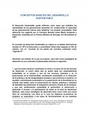 CONCEPTOS BASICOS DEL DESARROLLO SUSTENTABLE