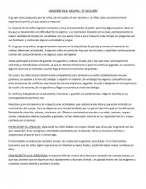 DIAGNÓSTICO GRUPAL: 1º SECCIÓN. Página 1
