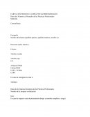 CARTA CONVENIO DE LAS PRÁCTICAS PROFESIONALES