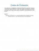 Microeconomia Costos de Producción