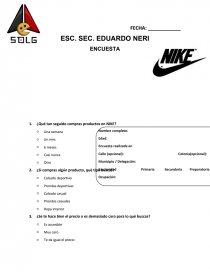 Encuesta la marca Nike - - Samuel1206