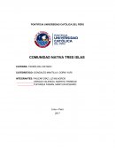 HECHOS SUSCITADOS EN LA COMUNIDAD NATIVA TRES ISLAS