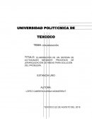 ELABORACIÓN DE UN SISTEMA DE ACTIVIDADES MEDIANTE PROCESOS DE JERARQUIZACIÓN DE ÁREAS PARA SOLUCIÓN