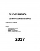 GESTIÓN PÚBLICA CONTRATACIONES DEL ESTADO
