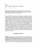 Demanda responsabilidad civil extracontractual