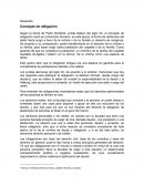 Desarrollo Concepto de obligación