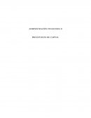 Administración financiera. Presupuesto de capital