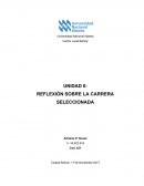 REFLEXIÓN SOBRE LA CARRERA SELECCIONADA