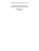 El desarrollo del lenguaje en niños con sordera.