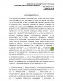 GERENCIA DE ADMINISTRACIÓN Y FINANZAS